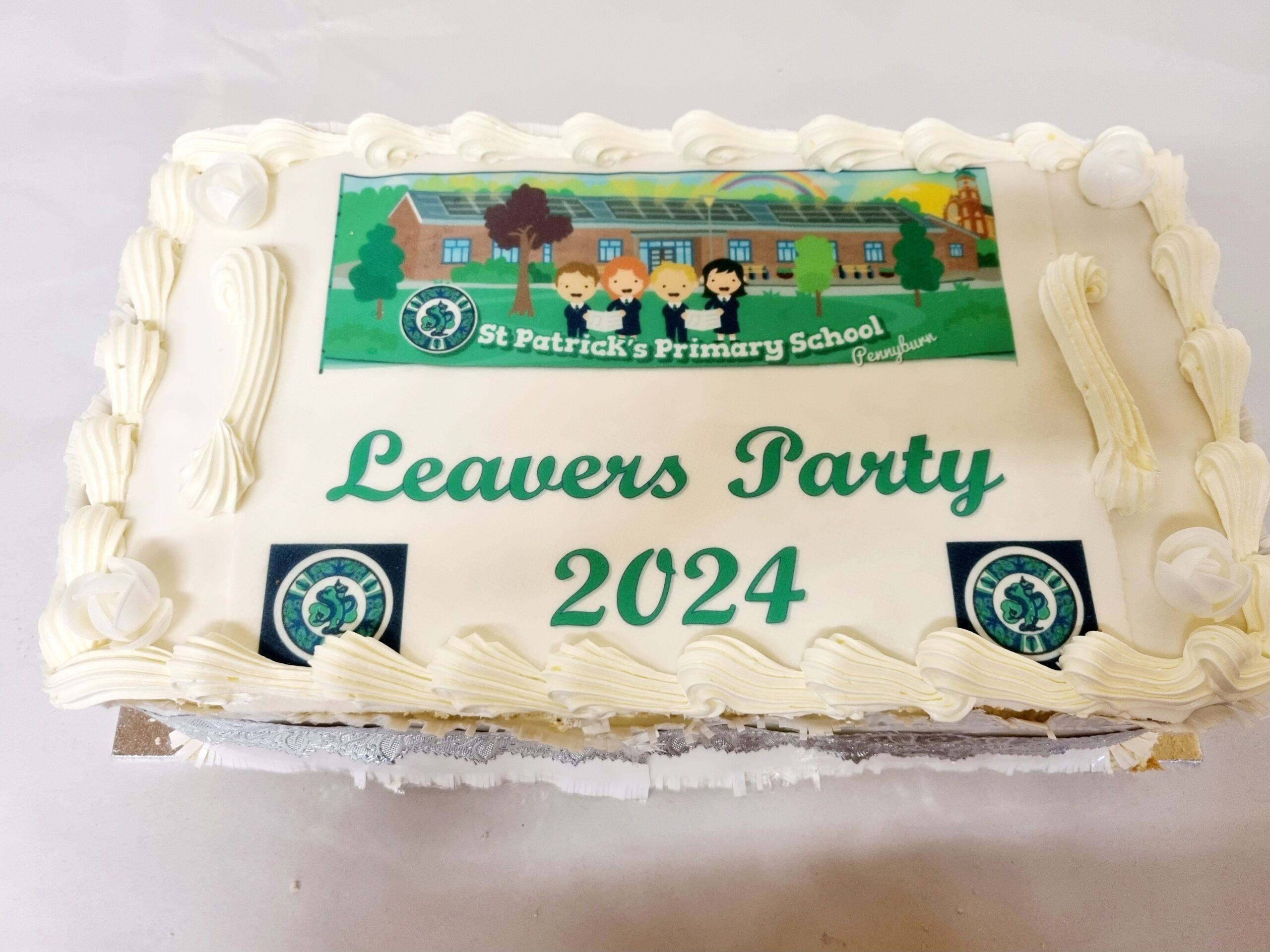 ½ slab (15” x 8”) Cake